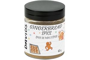 Davids Gingerbread Spice – 50g (1.8oz) Holiday Baking Blend with Cinnamon, Nutmeg, Ginger, Clove & More – No Additives – Perf