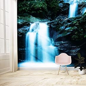 Wall Murals for Bedroom Waterfall Large Removable Wallpaper Peel and Stick Wall Stickers - 66x96 inches