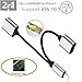 iNassen Lightning Jack Adapter for iPhone 7 / Plus iPhone 8/8Plus/iPhone X 10 adapter,Lightning to DualLightning headphone Adapter.with Call & Audio & Charge