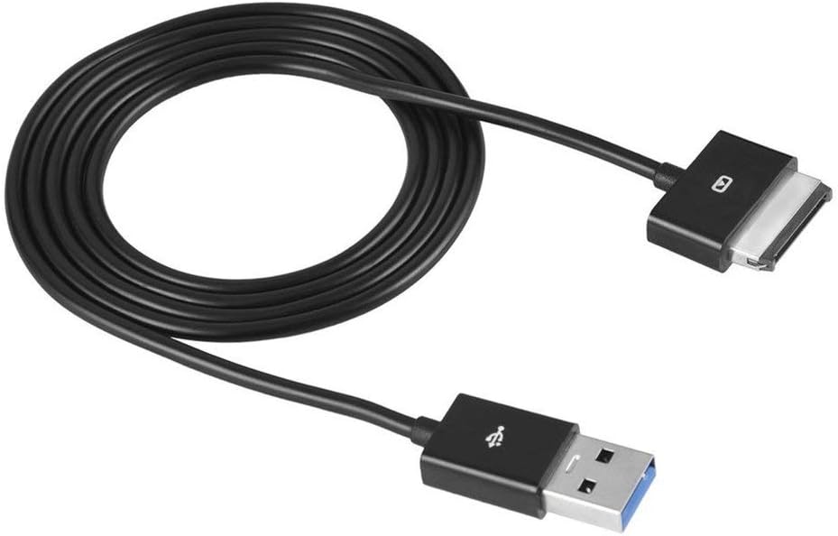 USB Charger Sync Data Cable for ASUS Eee Pad Tablet Transformer TF101 TF201 Black