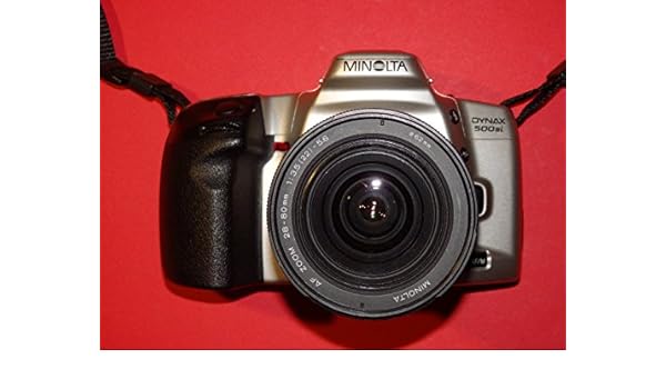 Minolta Dynax 500si en plata – SLR Cámara – Cámara réflex ...