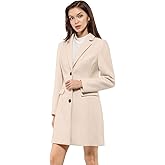 Allegra K Fall Coats for Women's 2025 Pea Coats Long Winter Trench Coat