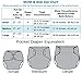 4 MOM & BAB Potty Training Pants/Padded Underwear for Toddlers | Washable & Resuable | Soft Cotton | Comfortable Fit for Your Baby (Small-4 Pack)