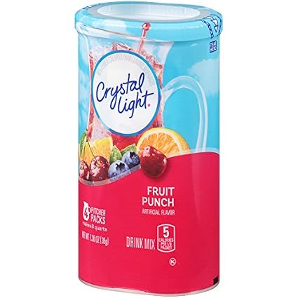 Crystal Light Fruit punch drink Mix-8 ct (043000011331)