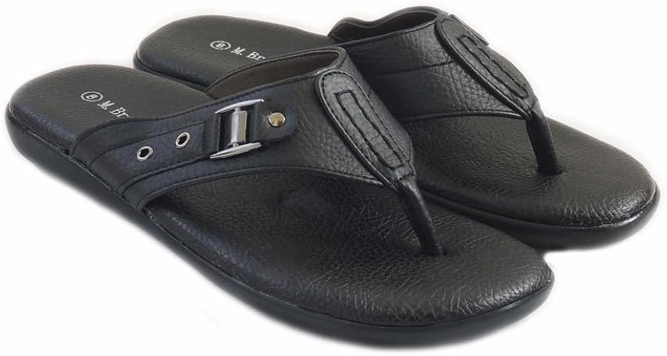 black dressy flip flops