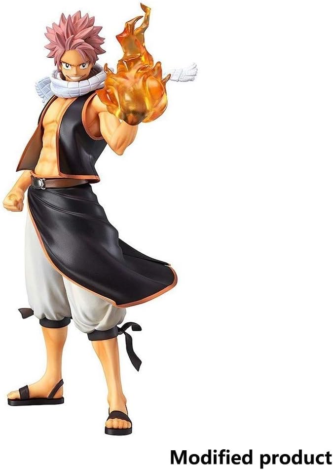 Showkig PVC Figure Including Flame Effects Accessories Fairy Tail: Natsu Dragneel - Toy High 23CM（9Inches） Highly Detailed Sculpt Anime Toy Figurine Statue