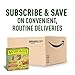 Nature Valley Crisp Bars, Salted Caramel Peanut, 6 count,Net weight 5.34 ounce