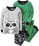 Carter's 4 Piece Raccoon PJ Set (Baby)