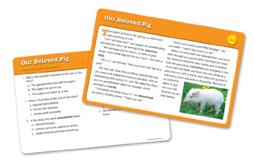 Learning Resources Reading Comprehension Card Set 4