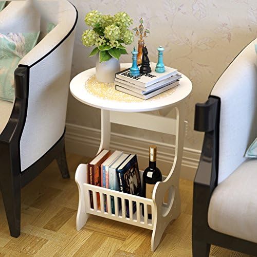 Storage Tower Magazine Shelf Storage Unit Telephone Table Drawer Combination Bookcase (White, PVC,303360cm)