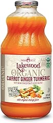 Lakewood Organic Carrot Ginger Turmeric Juice, 32 FZ