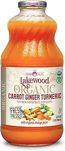 Lakewood Organic Carrot Ginger Turmeric Juice, 32 FZ