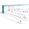 Kasa Smart Plug Power Strip by TP-Link (KP303) - Surge Protector with 3 Smart Outlets and 2 USB Ports, Works with Alexa Echo 