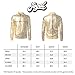 JOGAL Mens Metallic Nightclub Styles Zip Up Varsity Baseball Bomber Jacket XX-Large Silver