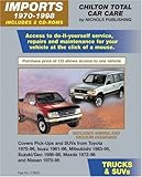 Imports, 1970-1998 - Trucks and SUVs, Chilton Automotive Editorial Staff, 0801993423