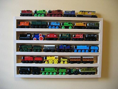 Train Rack Basic - Thomas Train Wooden Storage Display Wall Rack Shelf Play Table Accessory Case For Brio Chuggington Melissa And Doug