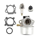 Butom Carburetor +Gasket+O Ring+Primer Bulb+Spark Plug for Briggs & Stratton 694202 693909 692648 499617 790120