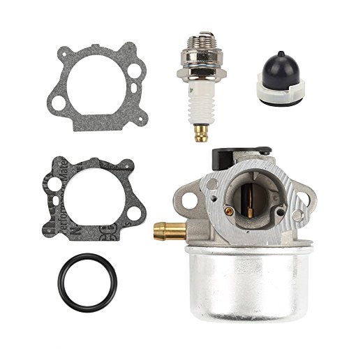 Butom Carburetor +Gasket+O Ring+Primer Bulb+Spark Plug for Briggs & Stratton 694202 693909 692648 499617 790120