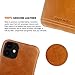Pierre Cardin iPhone 11 Leather Case, Premium Genuine Cowhide with New Slim Design Thin Protection Hard Back Cover for Apple iPhone 11(6.1