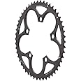 Sram Road Chainring Road 50T 5 Bolt 110 mm BCD Aluminium (50-34) 4 mm Black, 11.6215.197.060