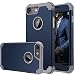 iPhone 6 Case,iPhone 6s Case,Fingic Full-Body Cover 3 in 1 Hybrid Hard PC & Soft Silicone Heavy Duty Rugged Bumper Shockproof Protective Phone Case for iPhone 6/6S (4.7 inch),Navy Blue+Gray