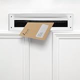 ZAVIA Internal Letterbox Draught Excluder 13.5 Inch White PVC Flap view 5