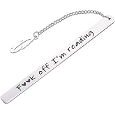 FunisFun Funny Bookmark, Book Accessories for Reading Lovers | Inspirational Reading Gifts for Reading Lovers Men Writers Friends Teachers Coworker Family Teens Boys Girls