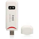 Mobile WiFi Hotspot, 4G USB Portable Mobile WiFi Hotspot with SIM Card Slot, 10 Users Share, Mini WiFi Mobile Hotspot for Tra