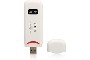 Mobile WiFi Hotspot, 4G USB Portable Mobile WiFi Hotspot with SIM Card Slot, 10 Users Share, Mini WiFi Mobile Hotspot for Tra