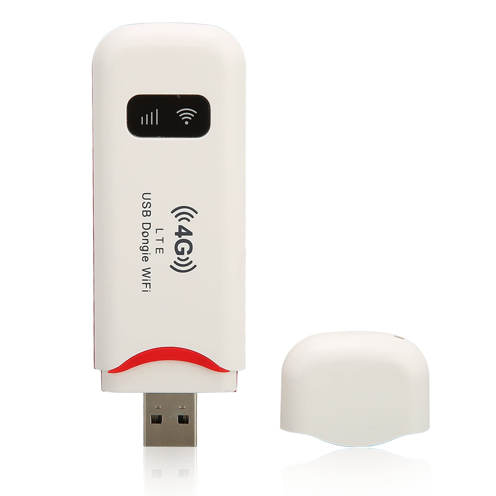 Mobile WiFi Hotspot, 4G USB Portable Mobile WiFi Hotspot with SIM Card Slot, 10 Users Share, Mini WiFi Mobile Hotspot for Travel Vacation Gathering Camping