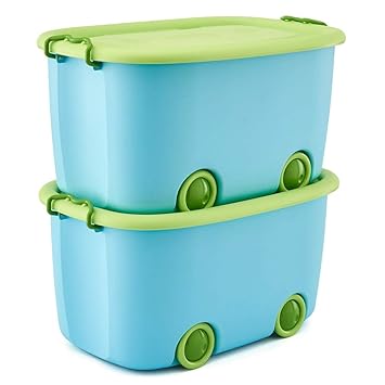 large plastic toy storage tub