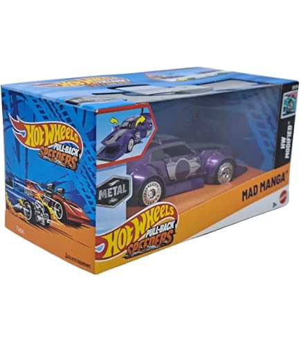 Hot Wheels Pull-Back Speeders Alpha Pursuit : Amazon.ca: Toys & Games