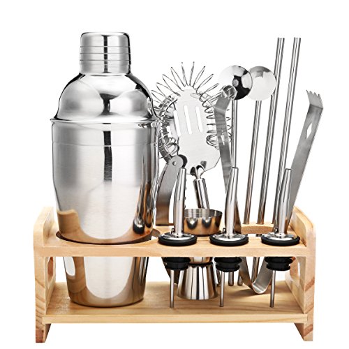 13 piece cocktail shaker home bar set bartender kit by godmorn ,1…