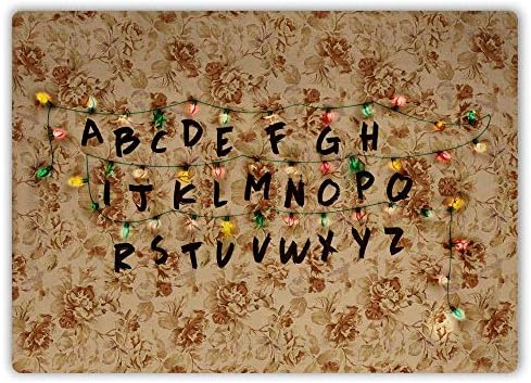 Tarfy Stranger Fairy Lights Things Monster Upside Down 80s Wall Decoration Retro Vintage Tin Sign Decoration Bar Coffee Cafe Afternoon Tea Barbecue Shop