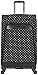 Kenneth Cole Reaction Dot Matrix Lightweight Expandable 4-Wheel Spinner Luggage, Black, 28-Inch Checked