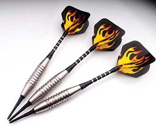 3 X Soft Tip Darts Stainless Barrel 19g for Electronic Dartboard 36 Extra Tips