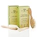 Wooden Baby Hair Brush and Comb Set, Soft Goat Bristles and Wood Bristles for Massage, Eco-Friendly Hairbrush for Newborns and Toddlers, Perfect Baby Shower & Registry Gift (Color a5)