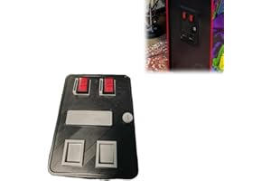 Arcade Coin Door Classic Retro Arcade Coin Door, Easy to Install, Enhance The Gaming Experience��Not Include LED Push/Credit B