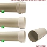 Kair Ducting Reducer 150mm to 125mm 6 to 5 Inch Duct Connector view 4
