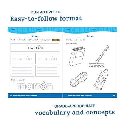 Buy Carson Dellosa Complete Book Of Starter Spanish Workbook For Kids Prek Grade 1 Colors Shapes Alphabet Numbers Seasons Weather Sight Words Practice 416 Pgs Paperback Illustrated July 27 2017 Online In Indonesia 1483826856