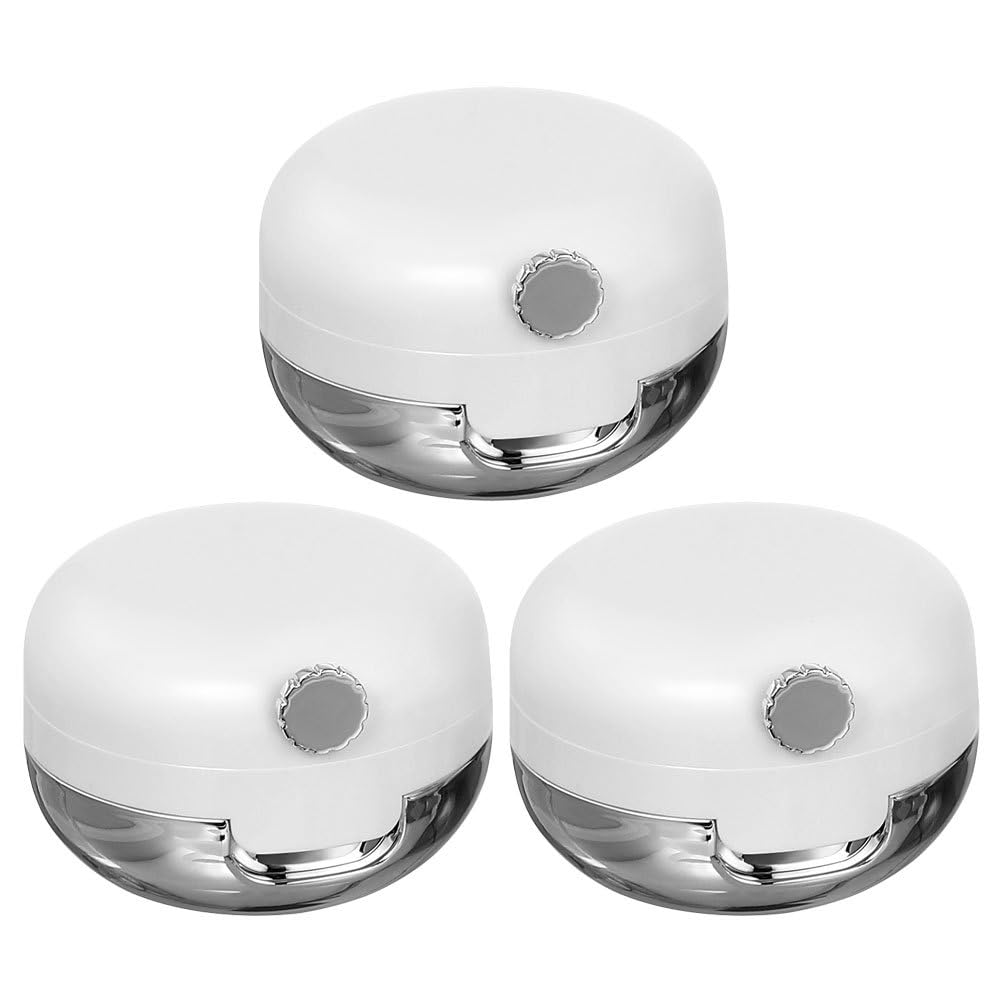 Healeved 3pcs Small Container Lip Containers with Lids Small Jars with Lids Powder Lip Balm s with s Bead Storage s Makeup s