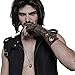 Punk Rave Steampunk Fingerless Motorcycle Faux Leather Gloves for Men Accessories Coffee S-L