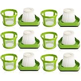 Wolfish 6 Pack 1782 Pet Vacuum Filter Pet Mesh Frame Filter for Bissell 1782 Pet Hair Eraser Cordless Hand and Car Vacuum, Replacement Part 1608653