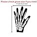 Pangda 2 Set White Skeleton Gloves and Skull Face Mask Ghost Bones for Adult Halloween Dance Party Costume