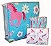 Girls Turquoise Blue & Pink PONY HORSE Comforter Set W/Sheets (Bed in a Bag) (QUEEN SIZE)