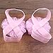 Miugle Baby Girls Barefoot Sandals Newborn Sandals Summer Shoes Pink
