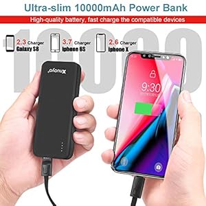 Xnuoyo PD 18W Carica Rapida 3.0 Power Bank, 10000mAh Power Delivery Caricatore Portatile, Ultra-Slim Tipo-C Ingresso… - immagine 3