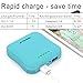 SINOELE Portable Power Bank 10000mAh External Battery Pack Dual USB Charger for iPhone,iPad,Samsung,Huawei (Blue)