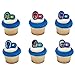 24 Pj Masks Heroes And Villians Rings Cupcake Cake Toppers Birthday Party Favor