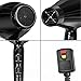 Kingstar Professional Hair Dryer Tourmaline Ionic Ceramic Blow Dryers 1875W Salon Powerful Ions Hair Blower 2 Speed and 3 Heat Settings for Hair Styling
